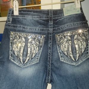 Miss me jeans (angel wings)